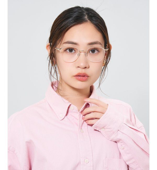  「ボストン型メガネ｜レディース 女性用 可愛い リボン パステル｜Zoff｜SWEET レンズ交換券付」|メガネ|