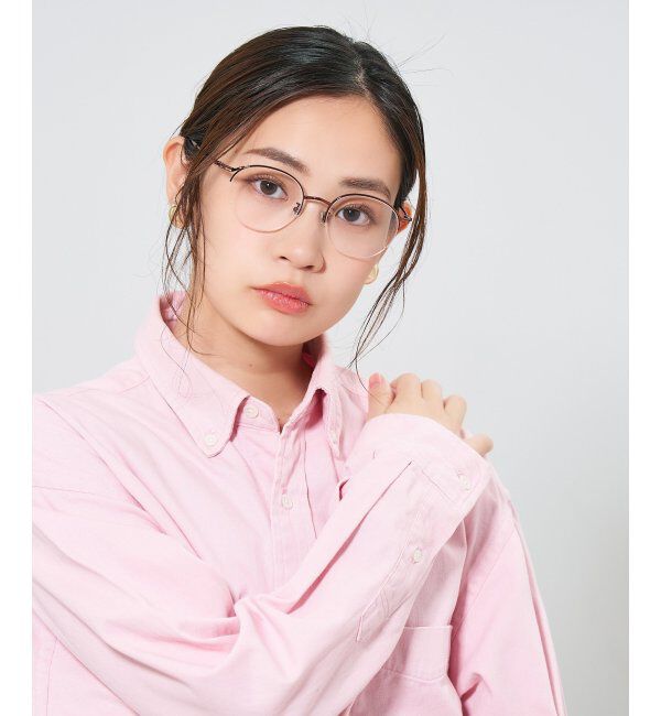  「ボストン型メガネ｜レディース 女性用 可愛い リボン パステル｜Zoff｜SWEET レンズ交換券付」|メガネ|