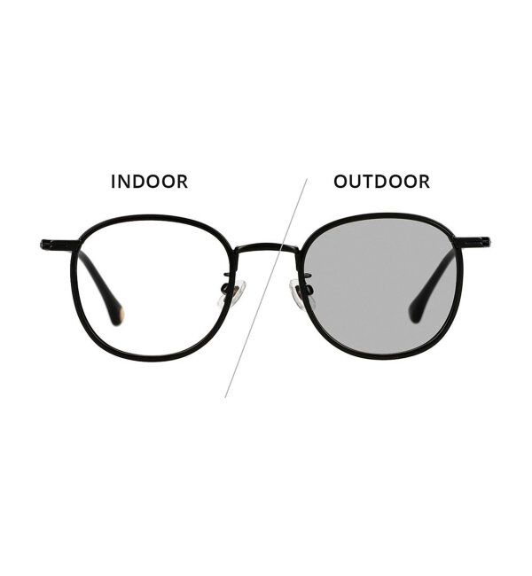  「【WEB限定】 Zoff｜JOURNAL STANDARD relume ウェリントン型 調光サングラス ジャーナルスタンダード」|サングラス|