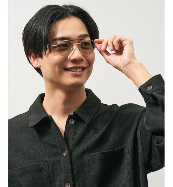  「Zoff｜JOURNAL STANDARD relume ボストン型 横長 サングラス 紫外線対策 UVカット ジャーナルスタンダード」|サングラス|