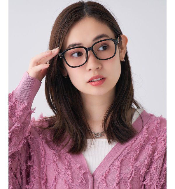  「 ウェリントン型 メガネ | 黒縁フレーム 伊達めがね 度付きユニセックス 読書  CLASSIC  レンズ交換券付」|メガネ|