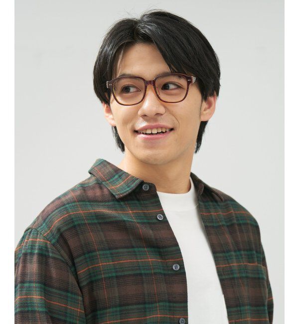  「 ウェリントン型 メガネ | 黒縁フレーム 伊達めがね 度付きユニセックス 読書  CLASSIC  レンズ交換券付」|メガネ|