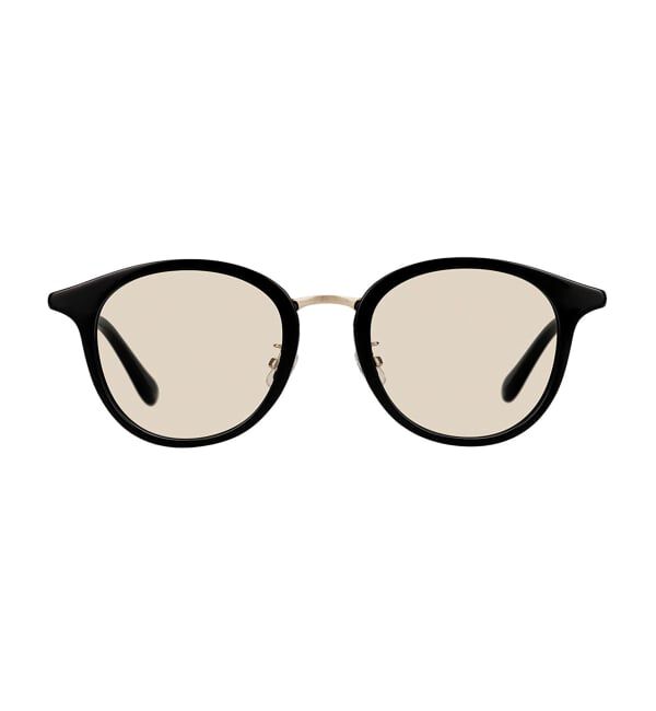  「SUNCUTGlasses/UV100%CUT ボストン型 サングラス | メタル カラーレンズ おしゃれ 紫外線対策 UVカット」|サングラス|黒3