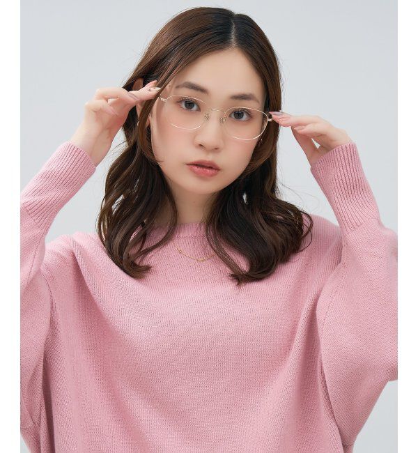  「ウェリントン型 メガネ | 四角 小顔効果 チタン 軽量 メタル 伊達・度付き Zoff  レンズ交換券付」|メガネ|