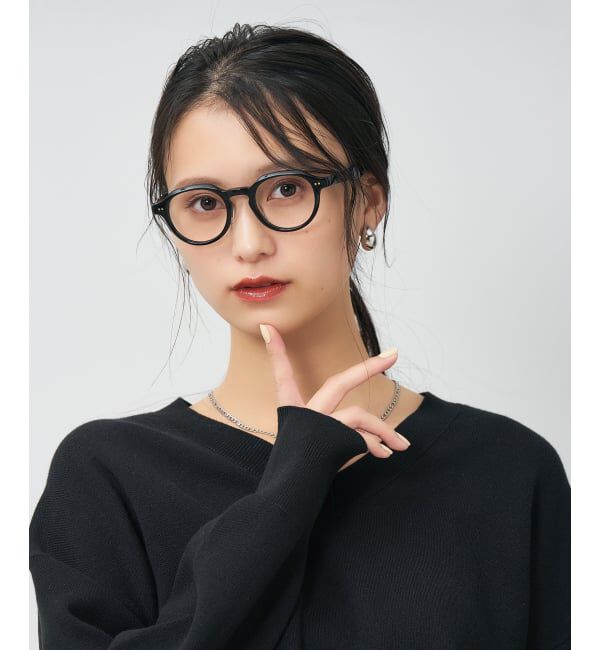  「ボストン型 メガネ | 中顔面短縮みえメガネ 小さめサイズ 眼鏡 伊達めがね Zoff｜CLASSIC レンズ交換券付」|メガネ|