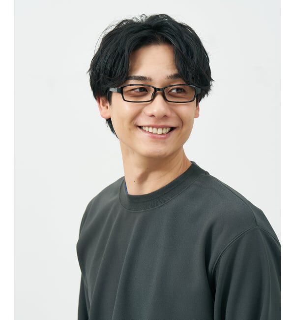  「スクエア型 メガネ | 横長 軽量 眼鏡 伊達めがね 度付き Zoff｜CLASSIC レンズ交換券付」|メガネ|