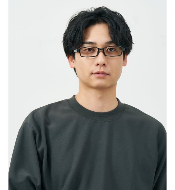  「スクエア型 メガネ | 横長 軽量 眼鏡 伊達めがね 度付き Zoff｜CLASSIC レンズ交換券付」|メガネ|