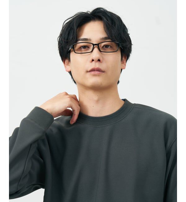  「スクエア型 メガネ | 横長 軽量 眼鏡 伊達めがね 度付き Zoff｜CLASSIC レンズ交換券付」|メガネ|