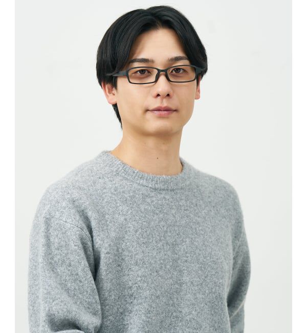  「スクエア型 メガネ | 横長 軽量 眼鏡 伊達めがね 度付き Zoff｜CLASSIC レンズ交換券付」|メガネ|