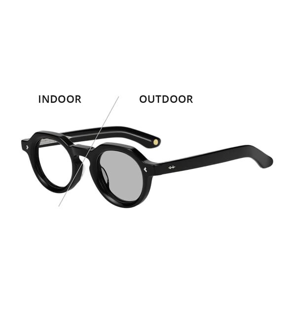  「【WEB限定】Zoff｜JOURNAL STANDARD relume ジャーナルスタンダードレリューム ボストン型調光サングラス」|サングラス|