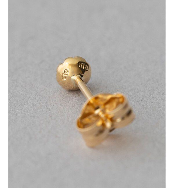 ete「K18YG フルール ピアス（誕生石 1・2・3・6・8・10・11・12月）」|ピアス|