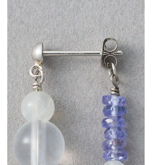 ete「[アシンメトリー] ナチュラルストーン ピアス」|ピアス|