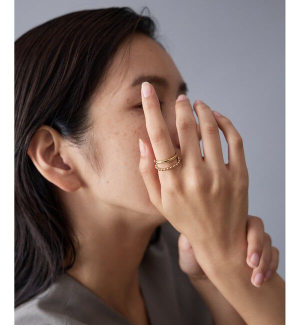 Jouete「[WEB LIMITED] フォークリング レイヤード」|リング|