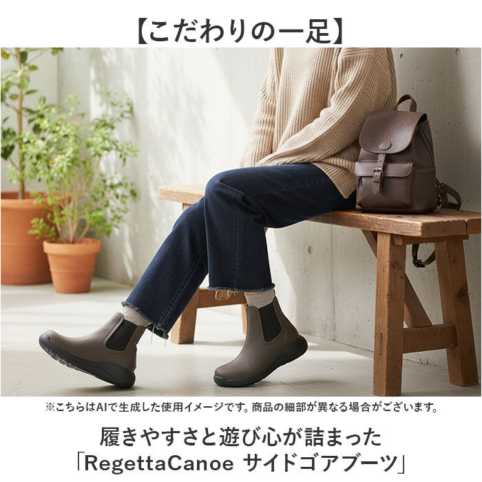 BACKYARD FAMILY「RegettaCanoe リゲッタカヌー サイドゴアブーツ CCME007 通販 サイドゴア」|ショートブーツ|