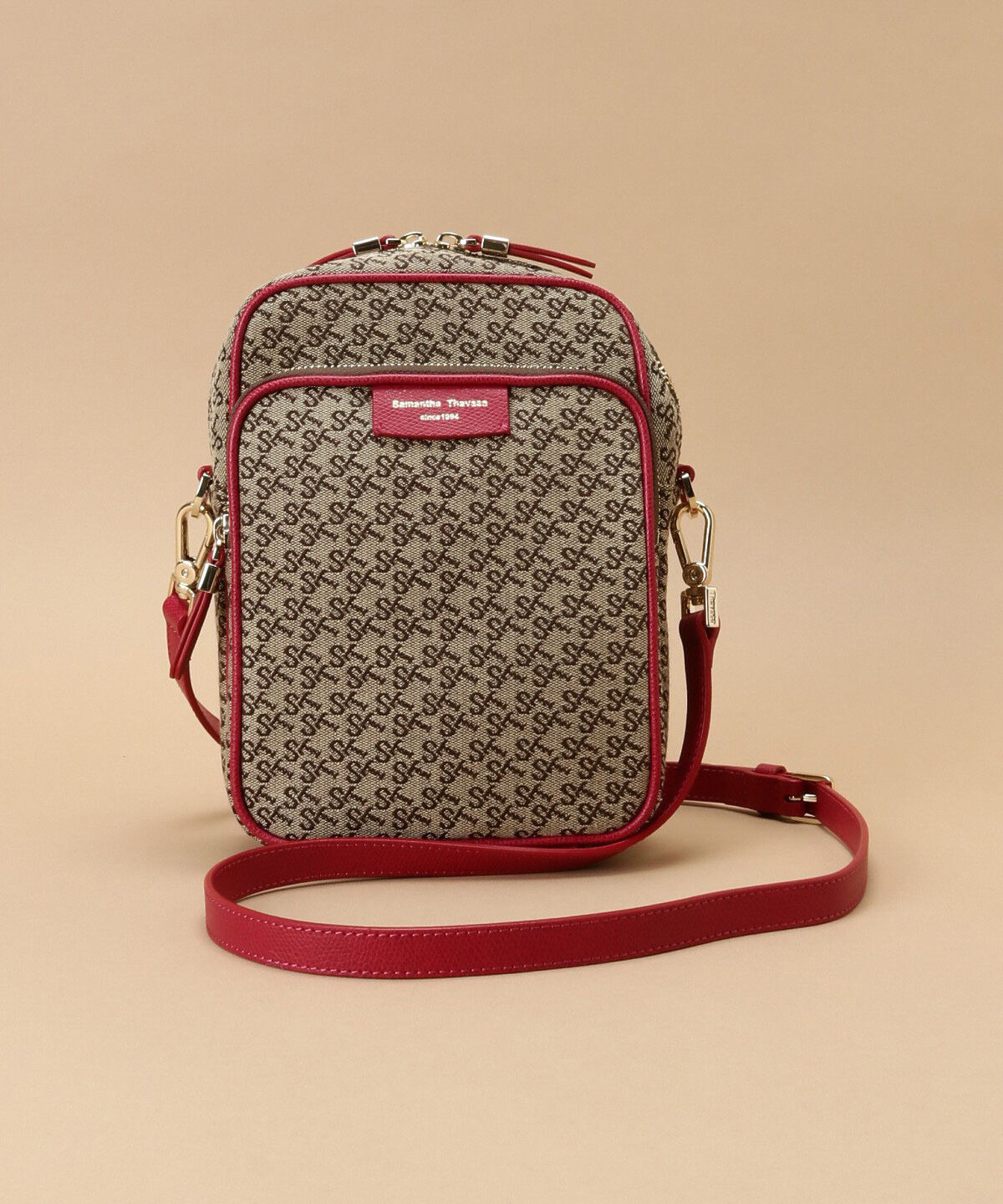 Samantha Thavasa「ST Jacquard サック デ プール」|ショルダー・メッセンジャー|
