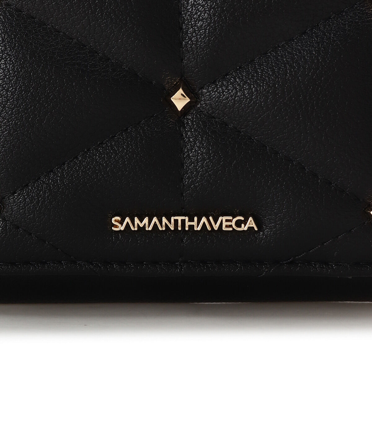 Samantha Vega「キルティングスタッズ折財布」|財布|