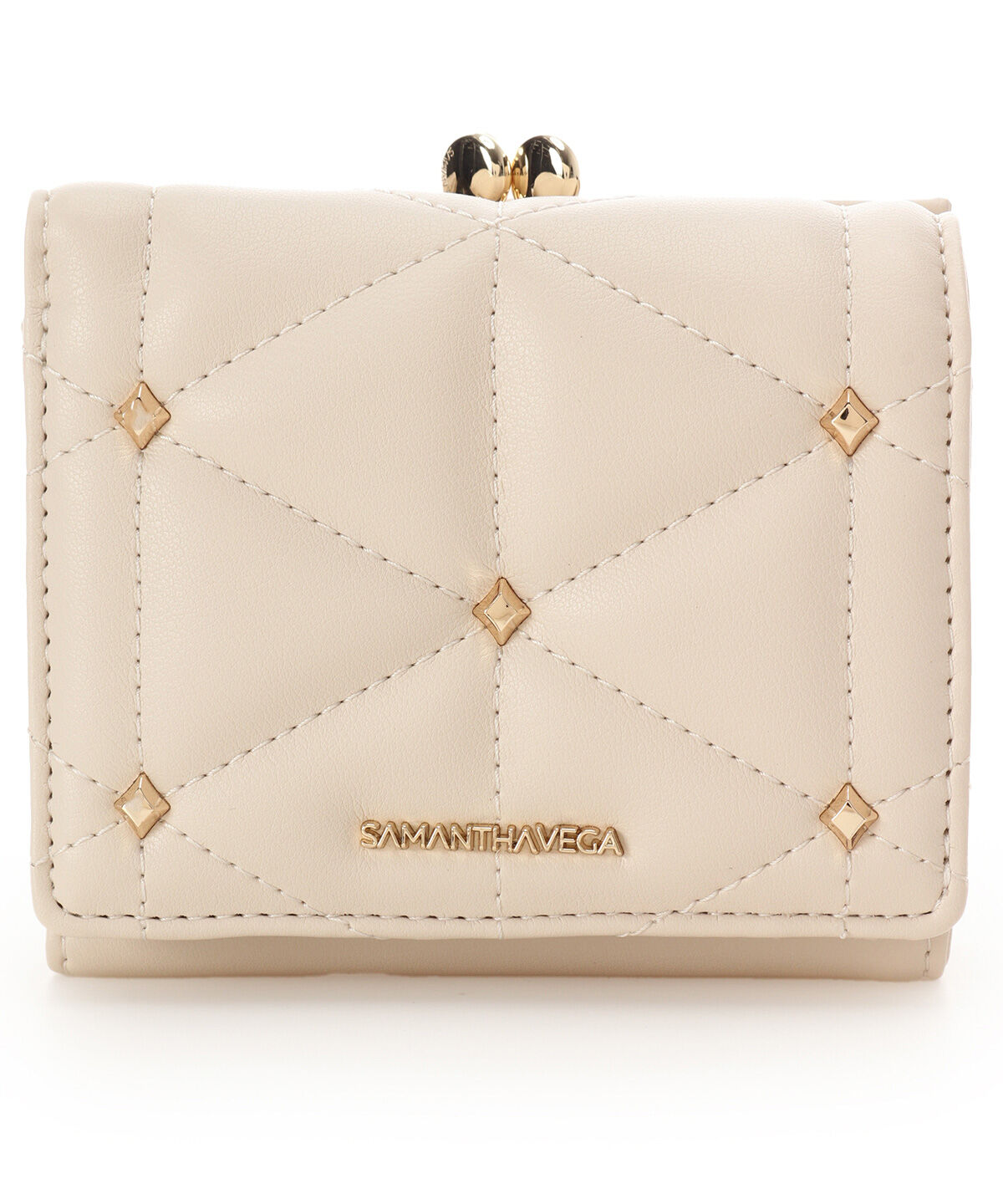 Samantha Vega「キルティングスタッズ折財布」|財布|