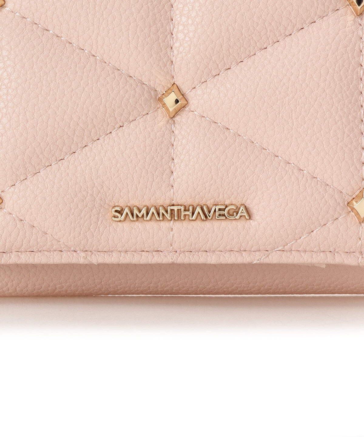 Samantha Vega「キルティングスタッズ折財布」|財布|