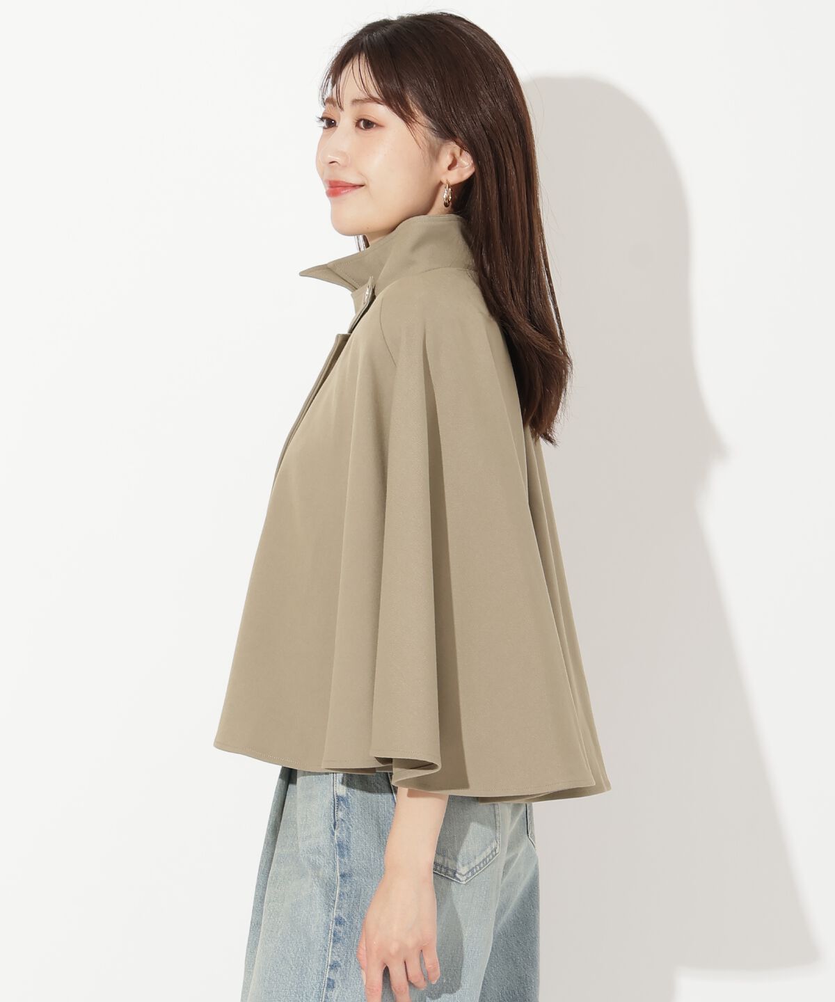 アンドクチュール「ショートケープジャケットコート」|その他|