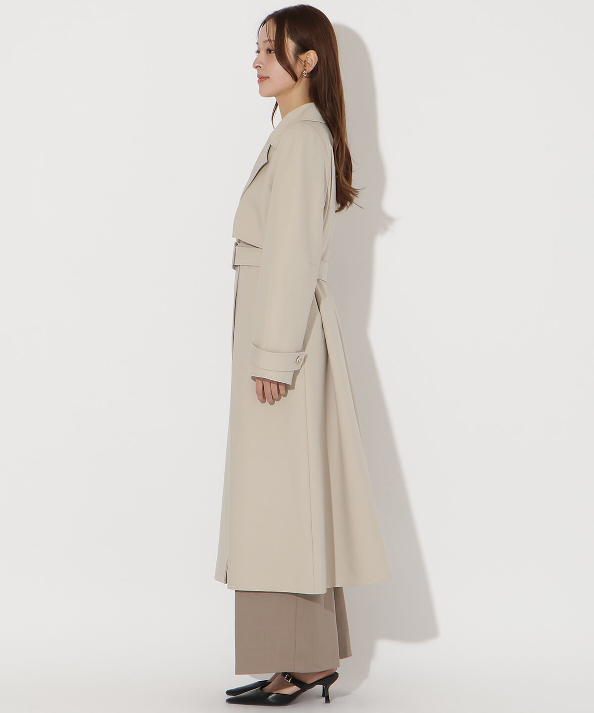 アンドクチュール「フラップ付きロングコート」|その他|