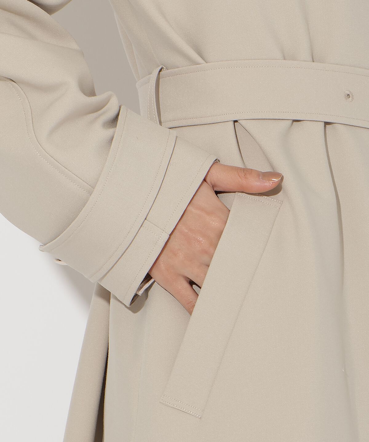 アンドクチュール「フラップ付きロングコート」|その他|