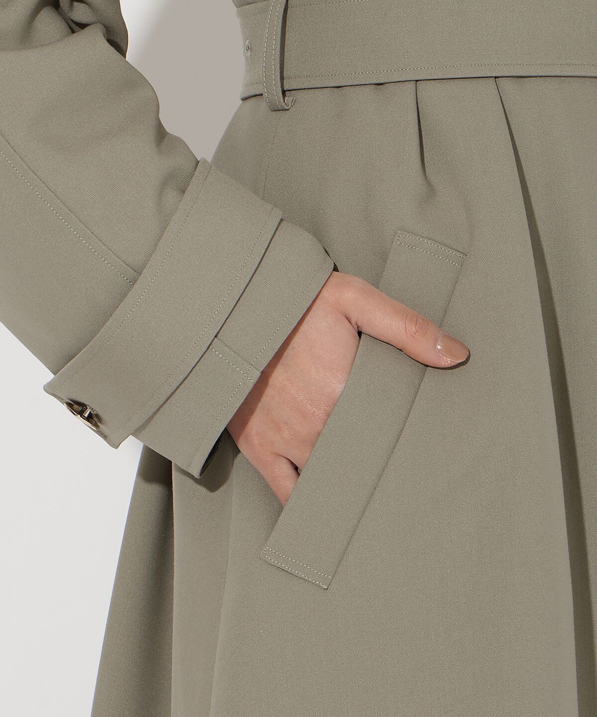 アンドクチュール「フラップ付きロングコート」|その他|