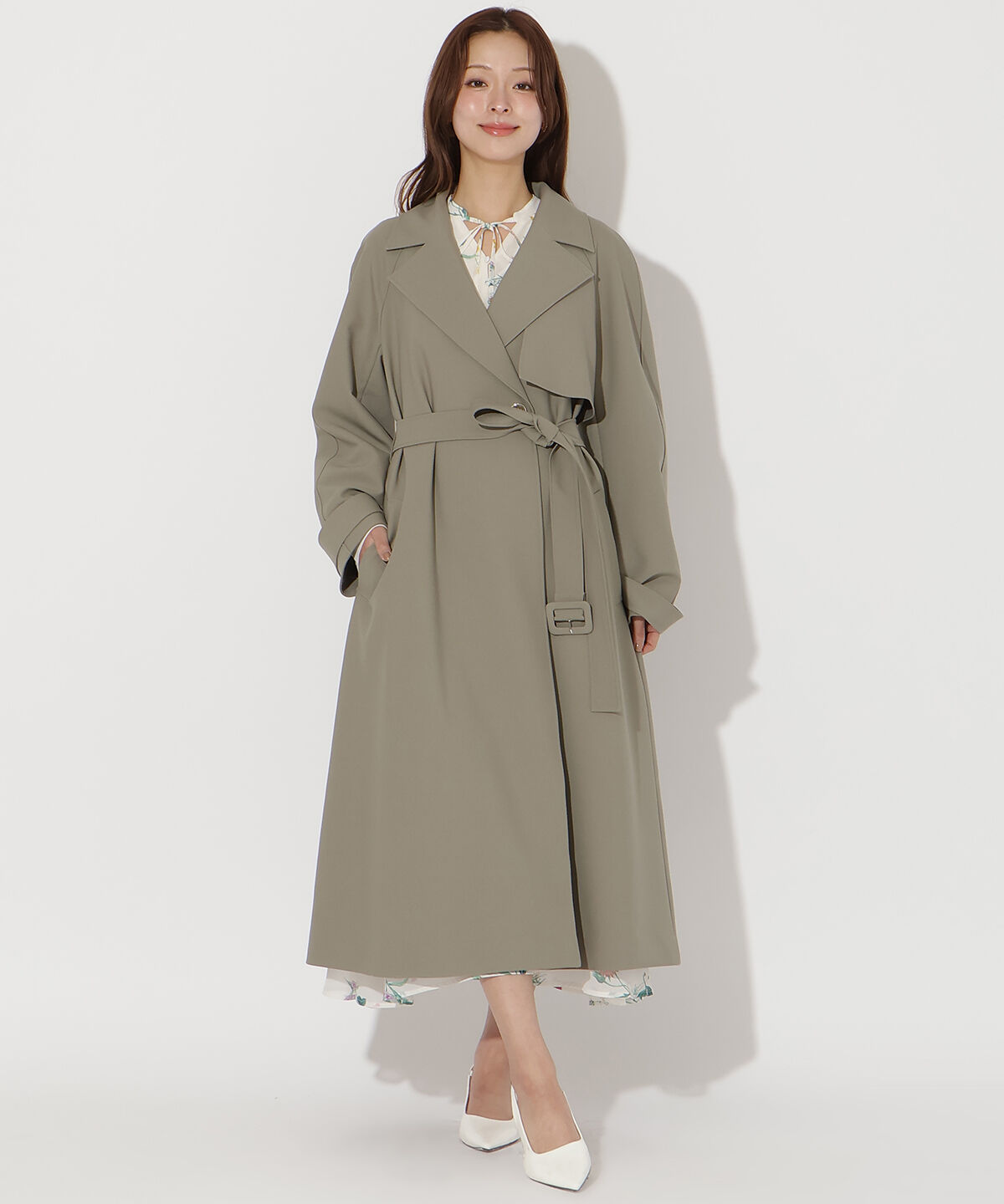 アンドクチュール「フラップ付きロングコート」|その他|