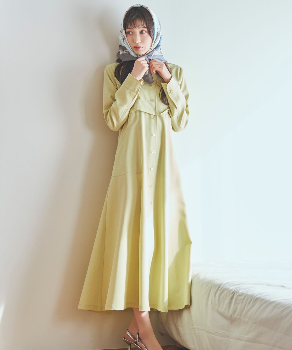 アンドクチュール「サファリシャツワンピース」|ワンピース|