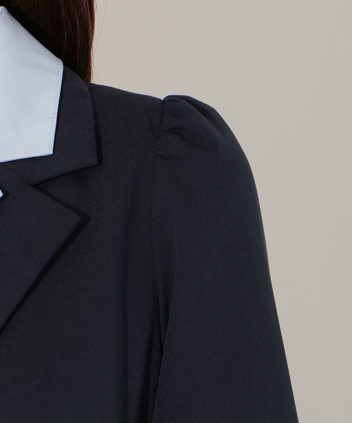 アンドクチュール「ダブルカラーワンピース」|ワンピース|