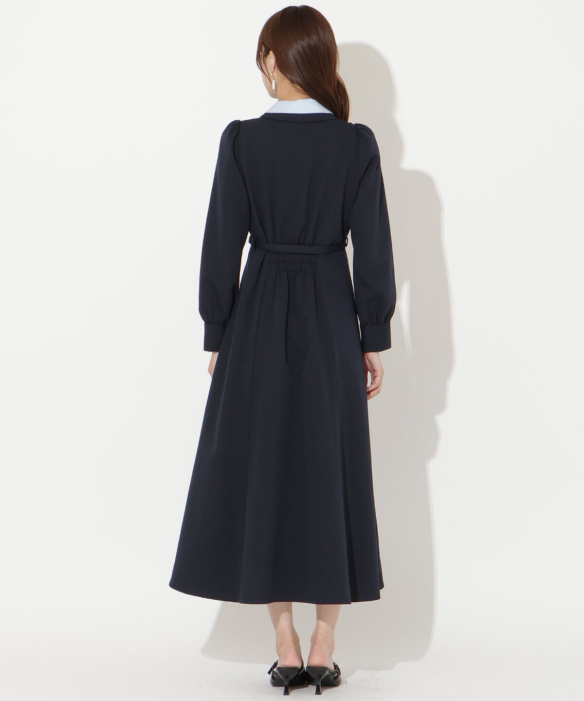 アンドクチュール「ダブルカラーワンピース」|ワンピース|