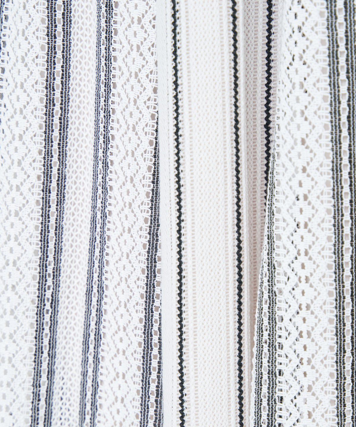 アンドクチュール「ラッセルストライプロングスカート」|フレア|