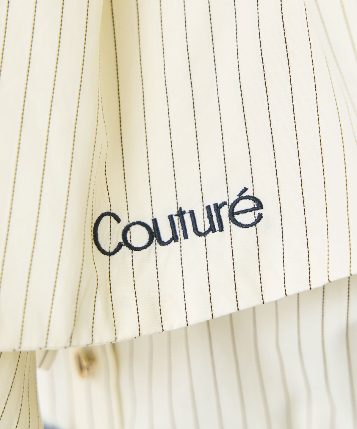 アンドクチュール「バタフライリボンストライプブラウス」|シャツ・ブラウス|