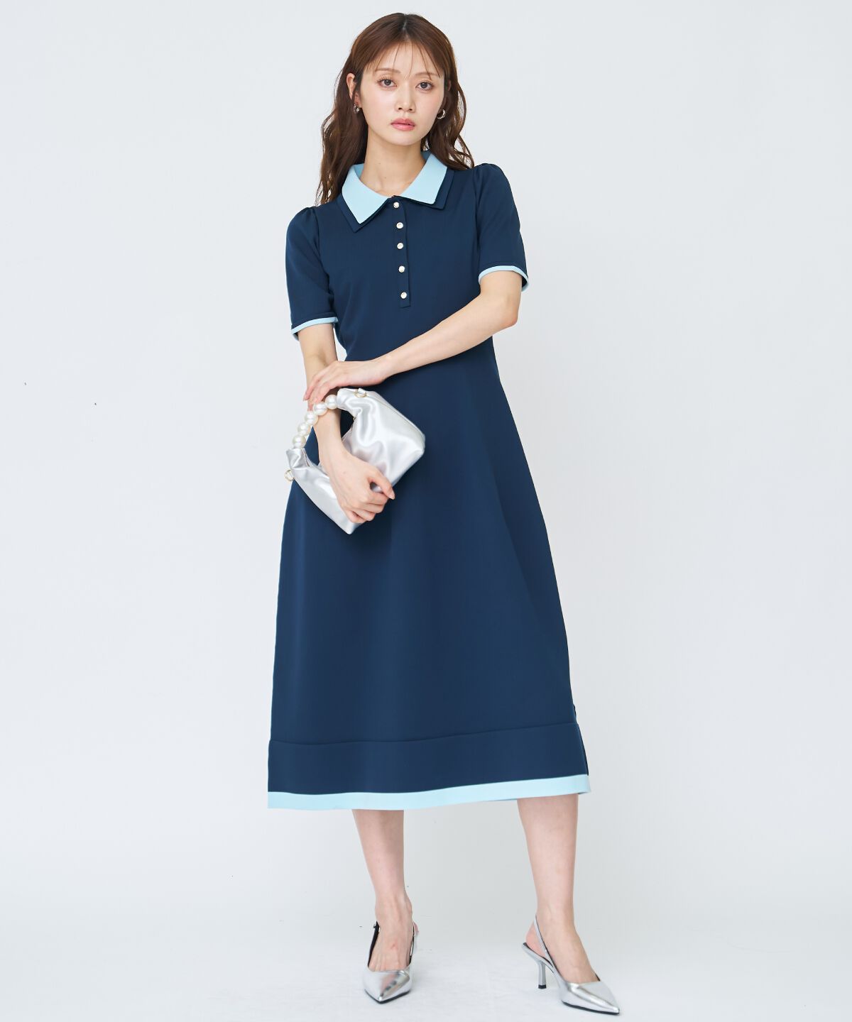 アンドクチュール「ポロニットワンピース」|ワンピース|