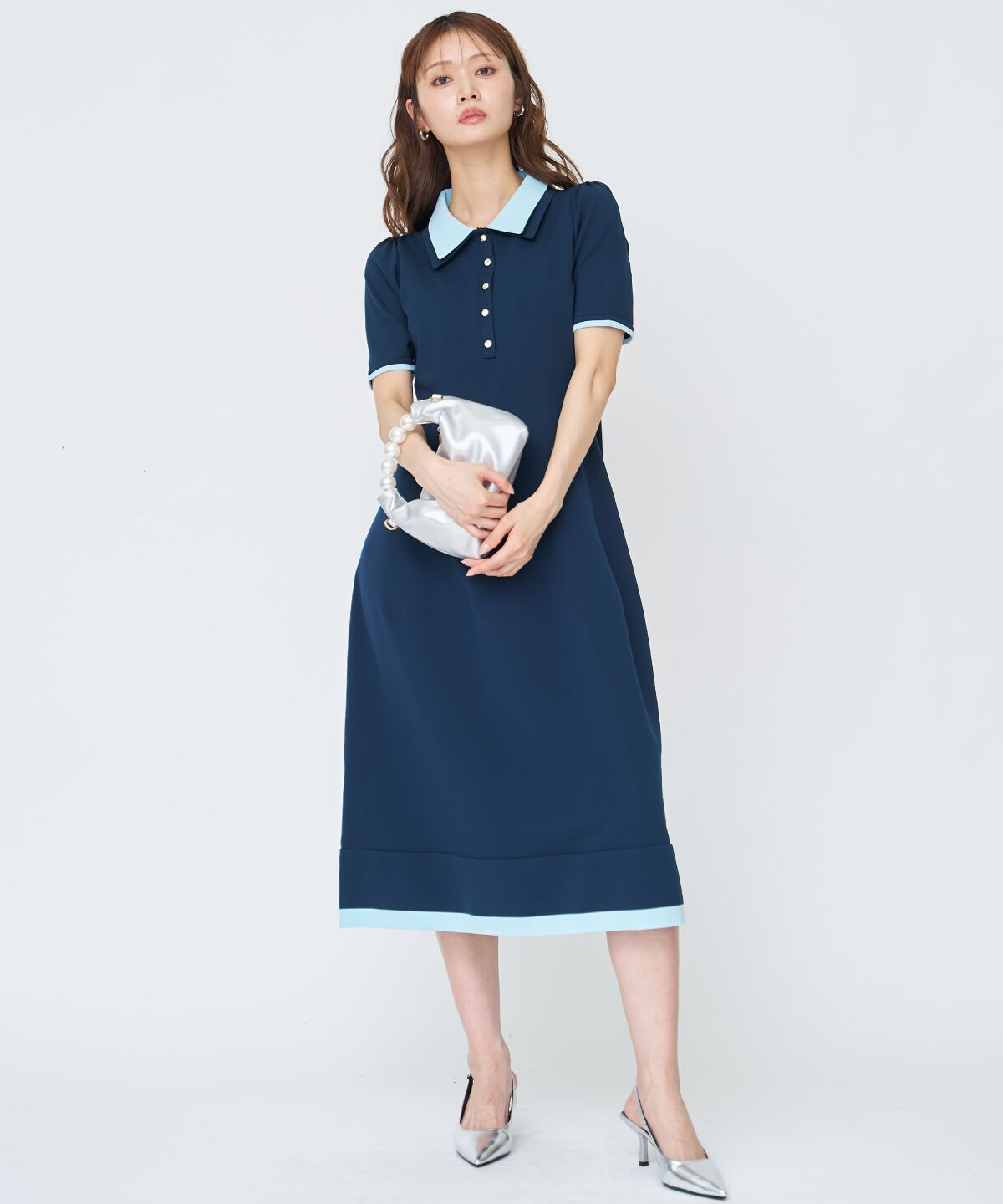 アンドクチュール「ポロニットワンピース」|ワンピース|