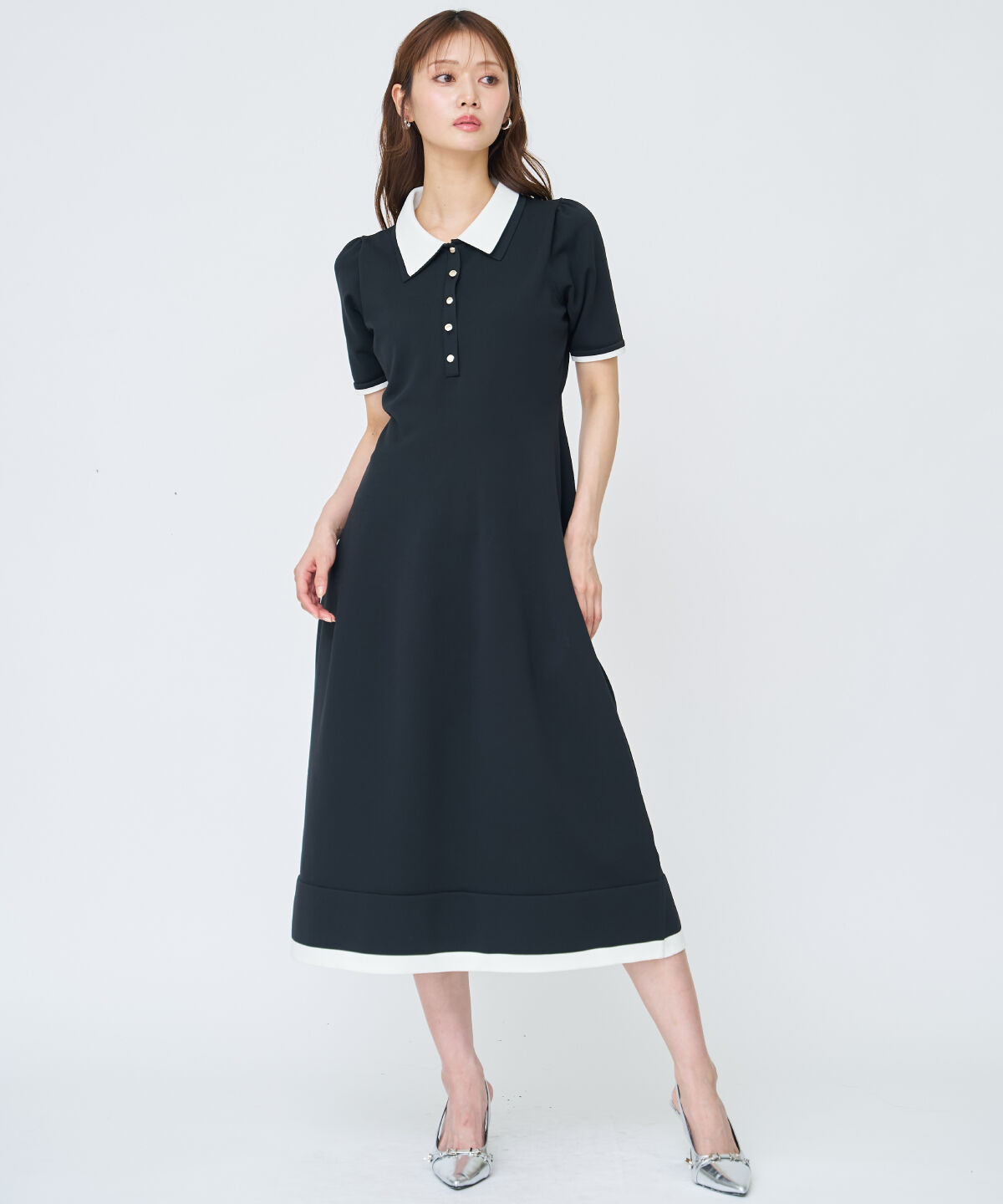 アンドクチュール「ポロニットワンピース」|ワンピース|