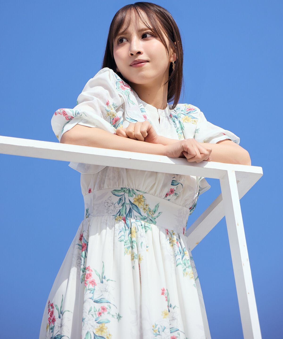 アンドクチュール「シャドーフラワーブーケワンピース」|ワンピース|