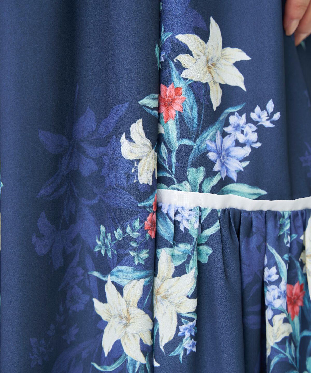 アンドクチュール「シャドーフラワーブーケワンピース」|ワンピース|