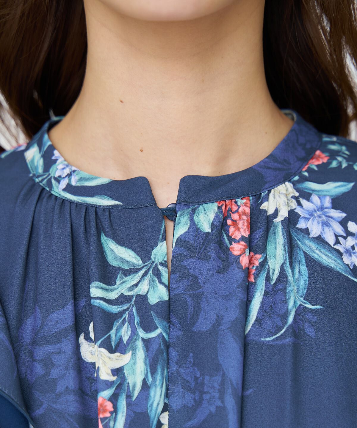 アンドクチュール「シャドーフラワーブーケワンピース」|ワンピース|