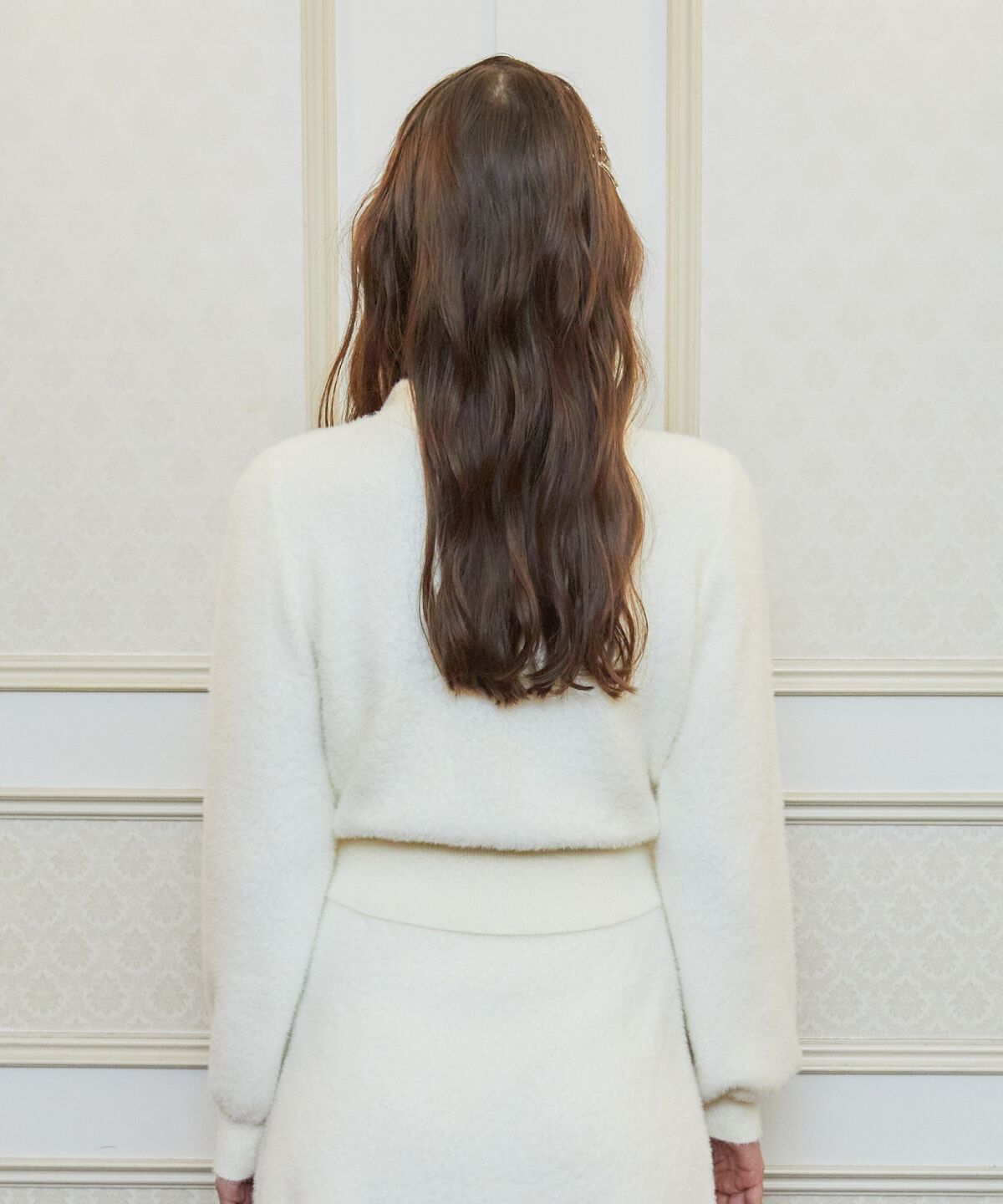 REDYAZEL「シャギーポロニットトップス」|ニット・セーター|