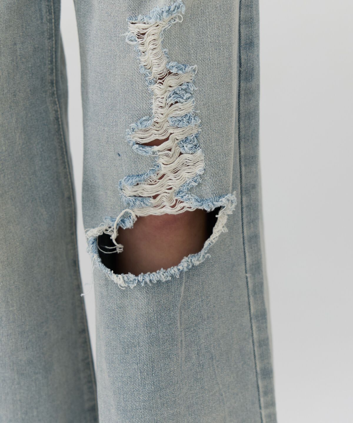 REDYAZEL「ダメージワイドデニムパンツ」|その他|