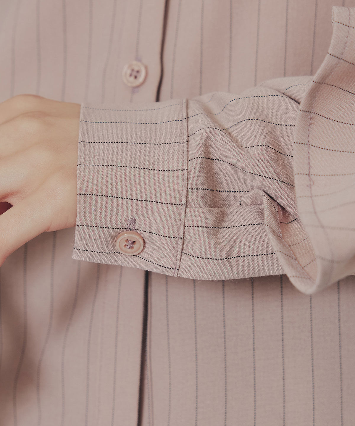 REDYAZEL「フリルラインストライプブラウス」|シャツ・ブラウス|