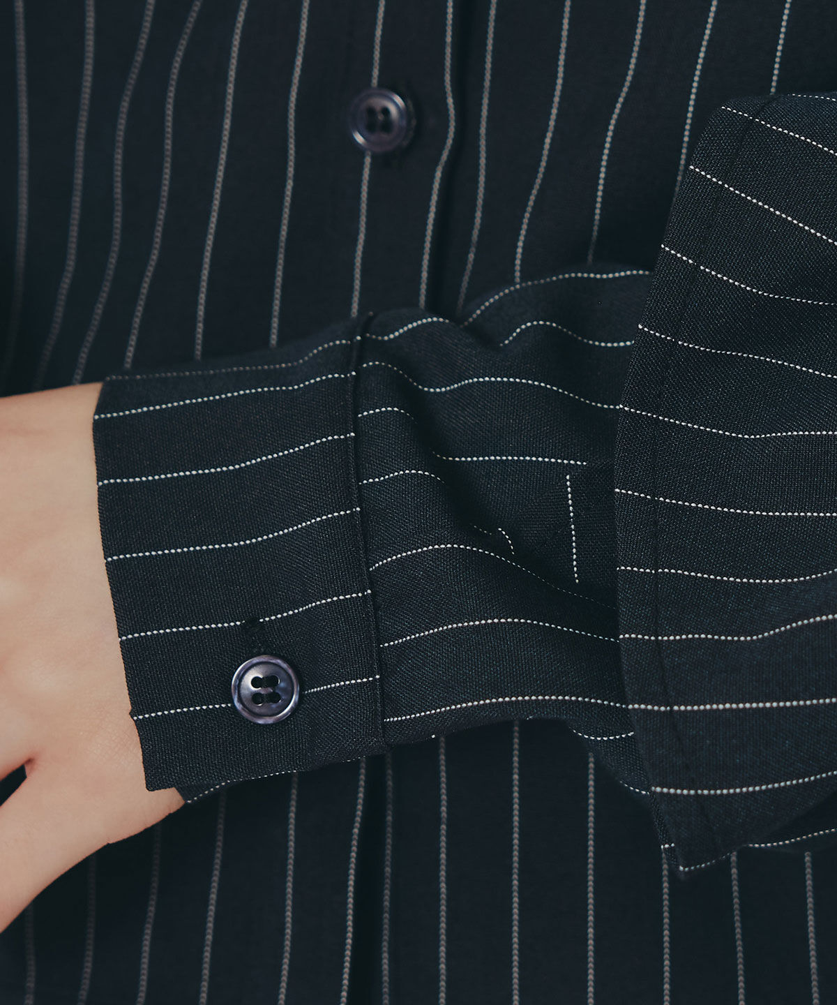 REDYAZEL「フリルラインストライプブラウス」|シャツ・ブラウス|