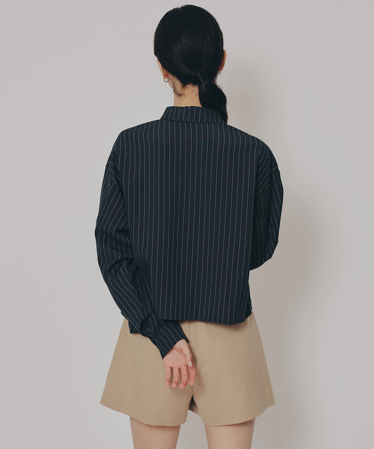 REDYAZEL「フリルラインストライプブラウス」|シャツ・ブラウス|