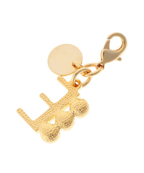 Samantha Thavasa Petit Choice「パールイニシャルファスナーチャーム　Ｅ」|チャーム・キーホルダー|