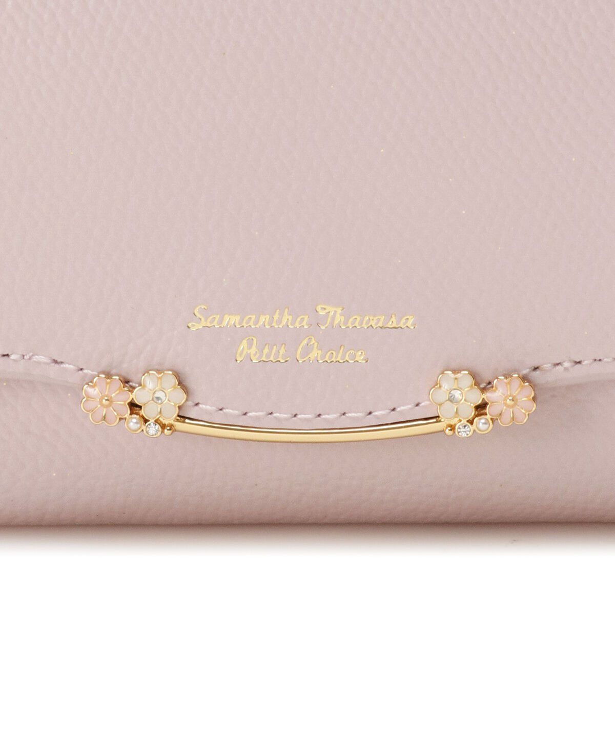 Samantha Thavasa Petit Choice「サイドフラワーバー 折財布」|財布|