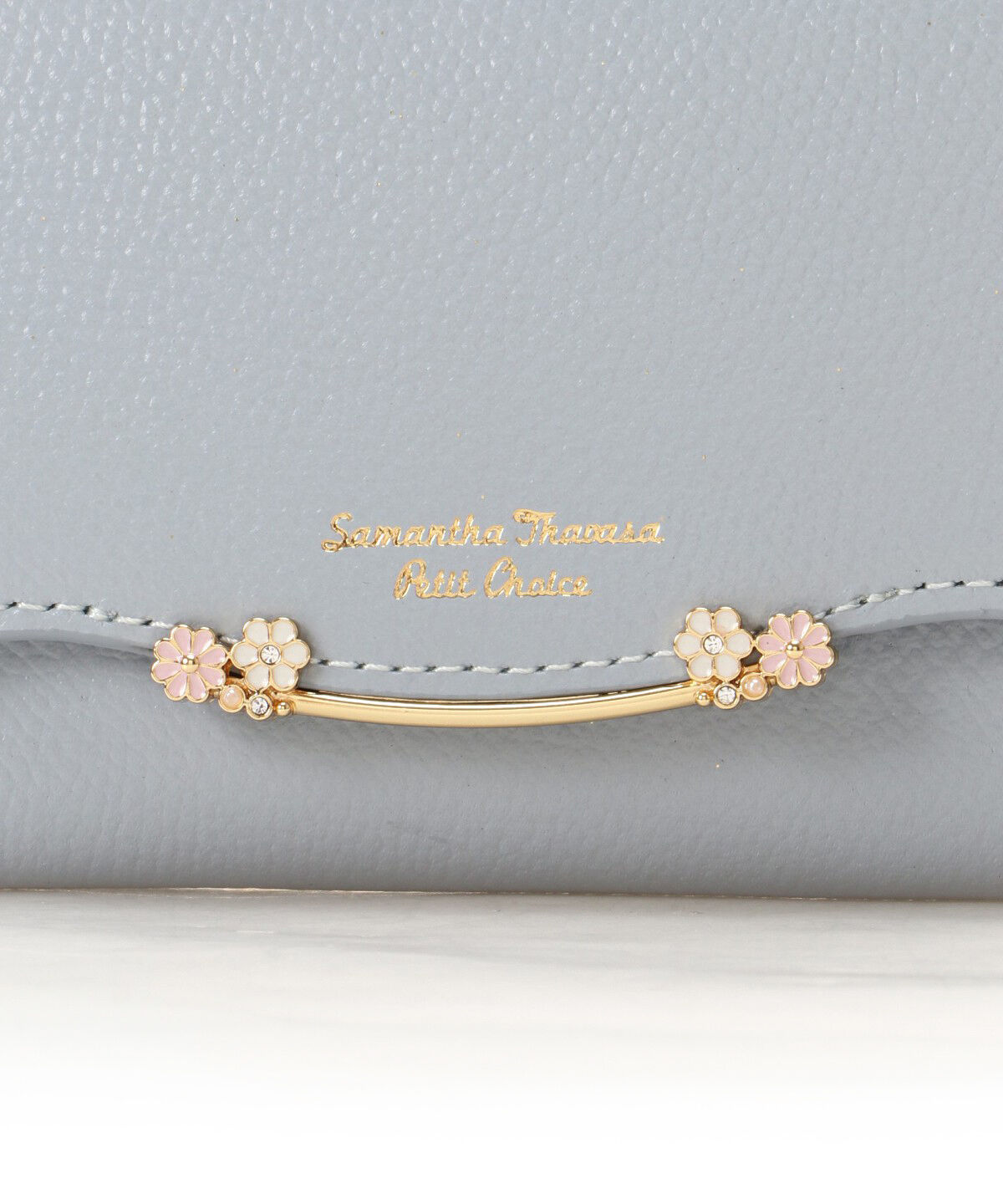 Samantha Thavasa Petit Choice「サイドフラワーバー 折財布」|財布|