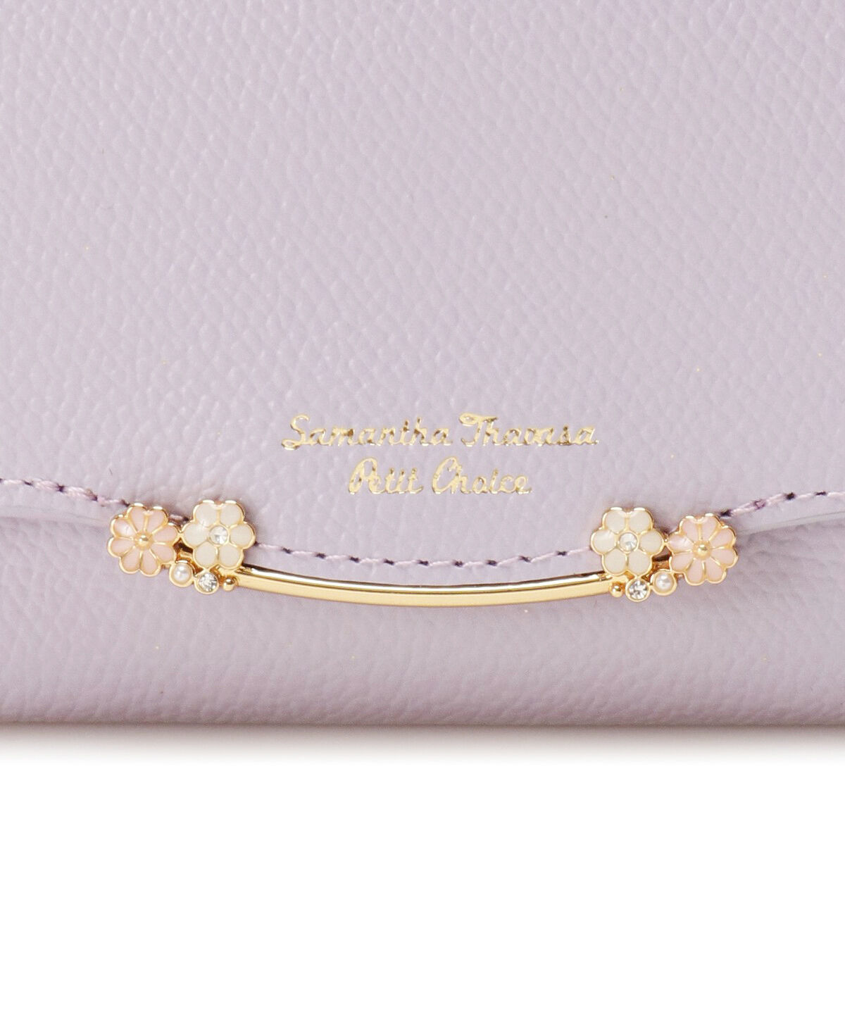 Samantha Thavasa Petit Choice「サイドフラワーバー 折財布」|財布|