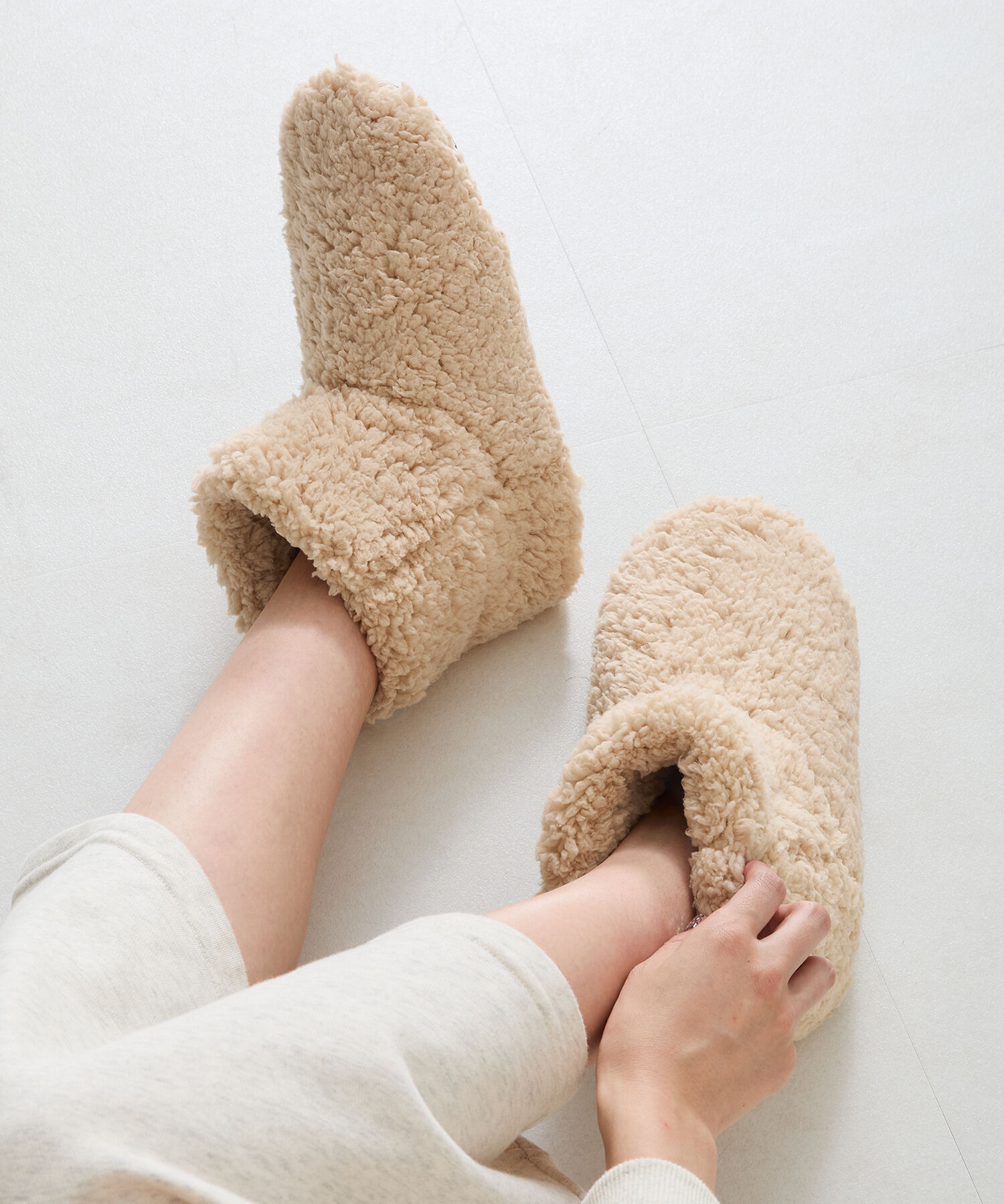 ORiental TRaffic「【WEB限定】 ボア ルームシューズ ブーツ/G-0011」|その他|