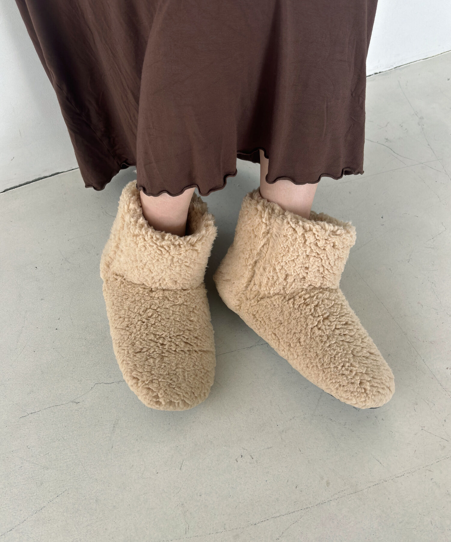 ORiental TRaffic「【WEB限定】 ボア ルームシューズ ブーツ/G-0011」|その他|