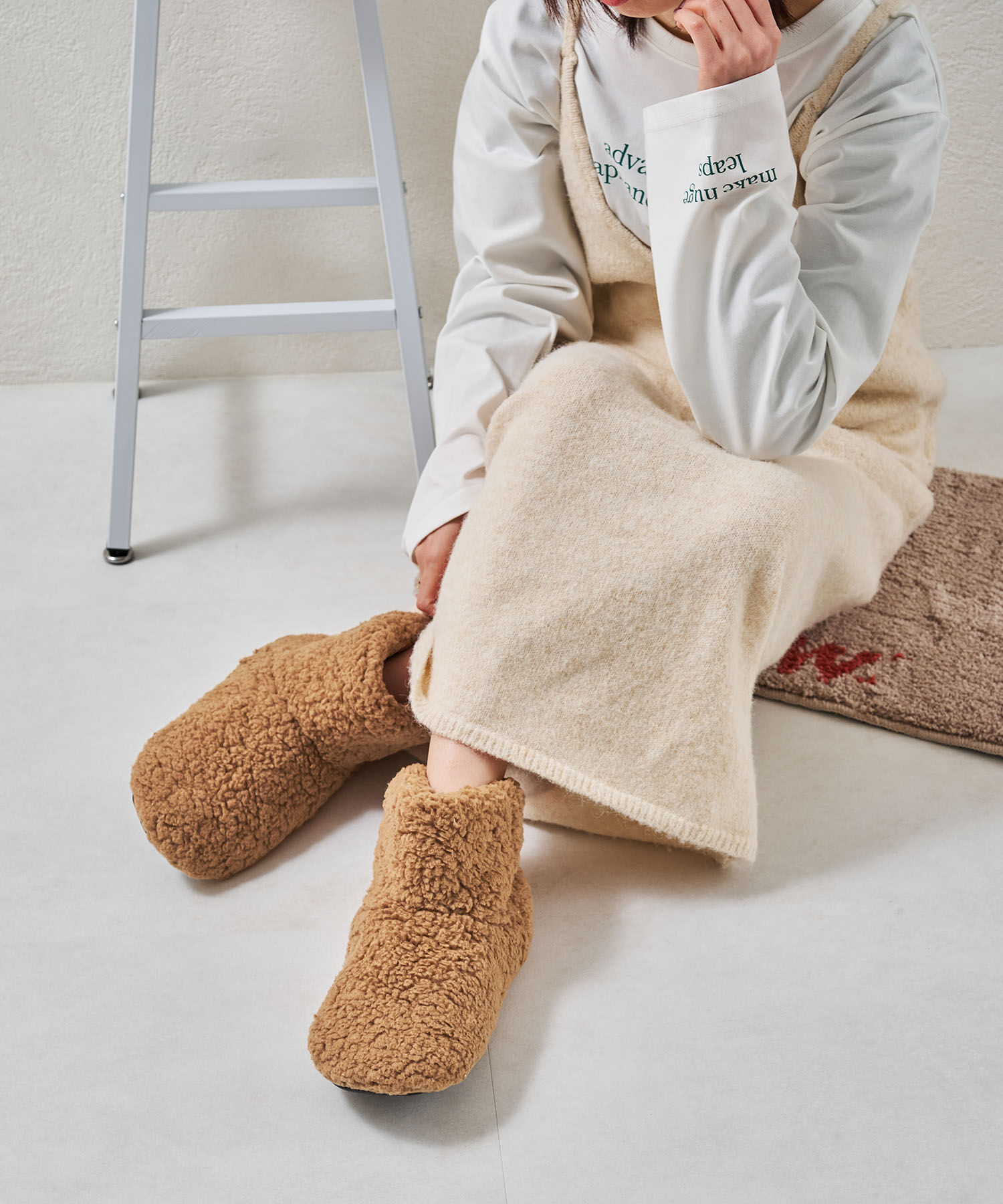 ORiental TRaffic「【WEB限定】 ボア ルームシューズ ブーツ/G-0011」|その他|